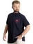 Büyük Beden T-Shirt Hakim Yaka Yatching 22327 Lacivert 2
