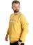 Büyük Beden Erkek Sweatshirt Bisiklet Yaka Man Official 23528 Hardal 2