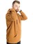 Büyük Beden Sweat Kapşon Kangoroo Pocket Basic 20562 Camel 3