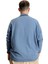 Büyük Beden Erkek Sweat Polo Selanik Horse 23442 Mavi 4