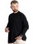 Büyük Beden Erkek Bisiklet Yaka Basic Sweat 22556 Siyah 2