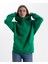 Unisex Oversize Yeşil Kapşonlu Sweatshirt 3