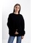 Pull The Hood Unisex Oversize Siyah Sweatshirt Oversize 3