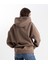 Unisex Oversize Kahve Kapşonlu Sweatshirt 4