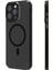 iPhone 15 Pro Max Uyumlu Kılıf Magsafe Şarj Özellikli Youngkit Crystal Shield Serisi Kapak Siyah 2
