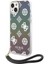 iPhone 15 Plus Kılıf Guess Orjinal Lisanslı Yazı Logolu Askı Ipli Holografik Glitter Peony Siyah 1