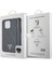 iPhone 15 Pro Max Kılıf Guess Lisanslı Pu Deri Askılı Taşlı Üçgen Logo 4g Strass Crossbody Siyah 5