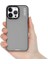 iPhone 15 Pro Uyumlu Kılıf Buzlu Mat Tasarım Youngkit Hidden Sand Serisi Kapak Gri 2