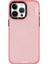 iPhone 15 Pro Uyumlu Kılıf Buzlu Mat Tasarım Youngkit Colored Sand Serisi Kapak Pembe 1
