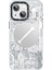 iPhone 15 Uyumlu Kılıf Magsafe Şarj Özellikli Youngkit Technology Serisi Kapak Beyaz 1