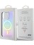 iPhone 15 Pro Uyumlu Kılıf Guess Orjinal Lisanslı Magsafe Şarj Özellikli Yazı Logolu Iridescent Mor 5