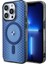 iPhone 15 Pro Max Kılıf Bmw Magsafe Şarj Özellikli Transparan Iml Signature Orjinal Lisanslı Mavi 2