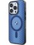iPhone 15 Pro Max Kılıf Bmw Magsafe Şarj Özellikli Transparan Iml Signature Orjinal Lisanslı Mavi 3