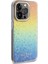 iPhone 15 Pro Uyumlu Kılıf Guess Orjinal Lisanslı Yazı Logolu Mirror Disco Kapak Colorful 1