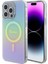 iPhone 15 Pro Max Uyumlu Kılıf Guess Orjinal Lisans Magsafe Şarj Özellik Yazı Logo Iridescent Turkua 2