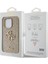 iPhone 15 Pro Max Uyumlu Kılıf Guess Orjinal Lisanslı 4g Büyük Metal Logolu Glitter Kapak Gold 5