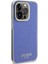 iPhone 15 Pro Uyumlu Kılıf Guess Orjinal Lisanslı Yazı Logolu Mirror Disco Kapak Mor 1