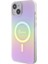 iPhone 15 Plus Uyumlu Kılıf Guess Orjinal Lisanslı Magsafe Şarj Özellik Yazı Logolu Iridescent Pembe 3