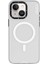 iPhone 15 Uyumlu Kılıf Magsafe Şarj Özellikli Youngkit Crystal Color Serisi Kapak Beyaz 1