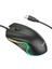 GM19 Rgb LED Işıklı Gamer Oyuncu Kablolu Optik Mouse 1