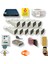 11 Kamerali Set - Hareket Algilayan Gece Görüşlü 24 Smd LED 5mp Sony Lensli 1080P Full Hd Metal Kasa Güvenlik Kamerasi Seti 6224 1