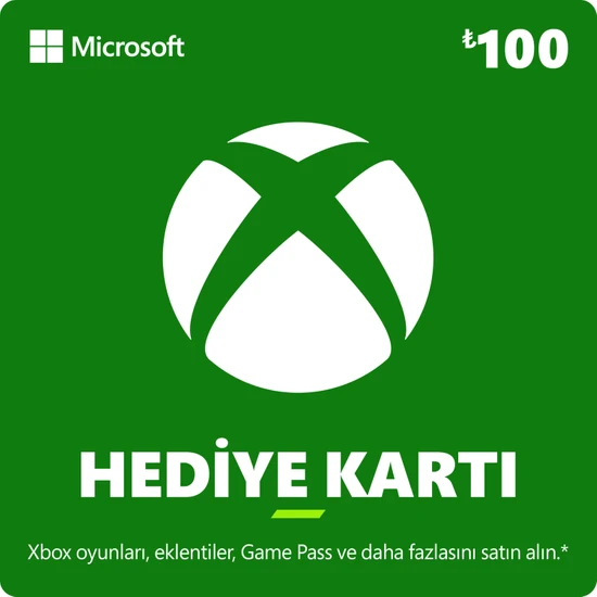 Xbox Live Hediye Kartı 100 TL