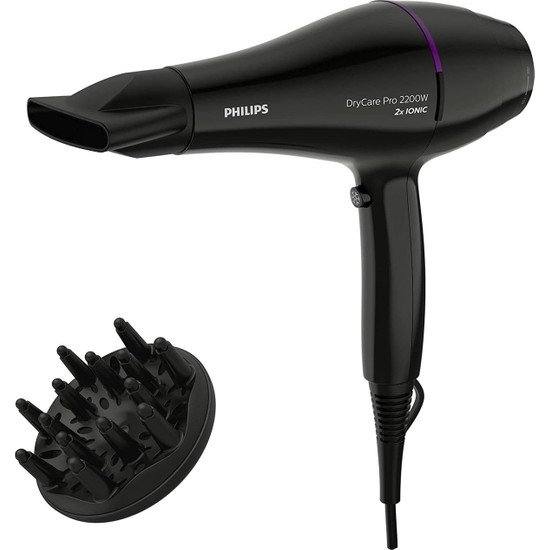 Philips BHD274/00 Drycare Pro 2200 W Profesyonel Saç Kurutma Makinesi İki Kademe Hız Ayarı