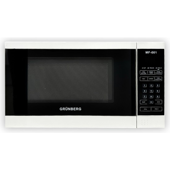 Grünberg MF-001 Mikrodalga Fırın 20 Lt 700W Beyaz Buz Çözme Özellikli