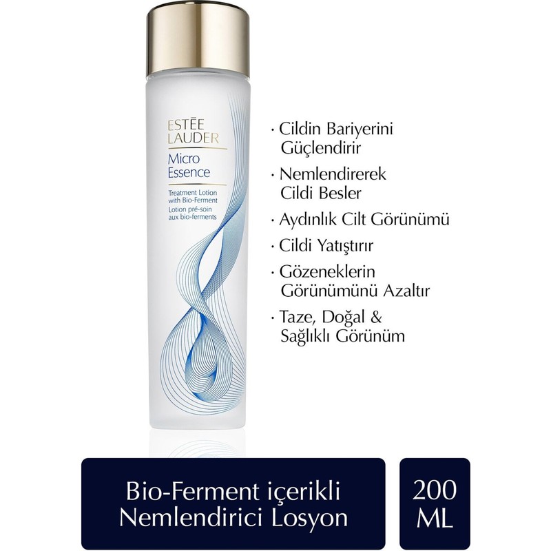 Estee Lauder Losyon - Micro Essence Bio-Ferment İçerikli Nemlendirici Bakım Losyonu / Tonik 200 ml