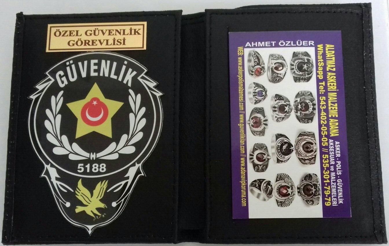 Aldatmaz Özel Güvenlik Rozetli Cüzdani,satın/al-Sıvıle Satılmaz-Sadece Özel Güvenlik Görevlisi Satın Alabılır. görsel 6
