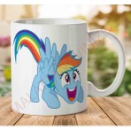 Art Hediye A2477 My Little Pony Iki Tarafı Baskılı Kupa Bardak