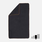 Decathlon Nabaiji Mikrofiber Havlu - L - Koyu Gri - 80 X 130 Cm