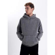 Pull The Hood Unisex Oversize Eskitme Kapşonlu Sweatshirt