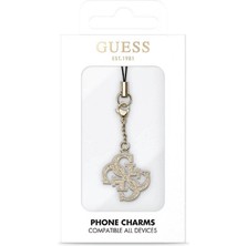 Guess Orjinal Lisanslı 4g Logolu Telefon Askı Ipi Gold