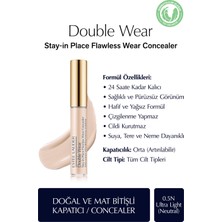 Estee Lauder Kapatıcı - Double Wear Stay-in-Place Flawless Wear Concealer - Renk: 0.5N Ultra Light (Neutral) 7ml