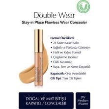 Estee Lauder Kapatıcı - Double Wear Stay-in-Place Flawless Wear Concealer - Renk: 3W Medium (Warm) 7ml