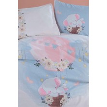 Clasy Bambi Pudra %100 Pamuk Bebek Nevresim Takımı