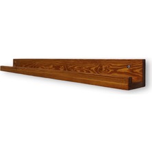 Hier  Hier Ahşap Dekoratif Raf 80 Cm, Duvar Rafı, Doğal Ahşap Raf, Tv Altı Raf, Ahşap Kitaplık Raf, Banyo Rafı