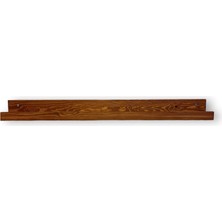 Hier  Hier Ahşap Dekoratif Raf 80 Cm, Duvar Rafı, Doğal Ahşap Raf, Tv Altı Raf, Ahşap Kitaplık Raf, Banyo Rafı