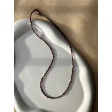 Doğaltaş Granat (Lal) Kolye