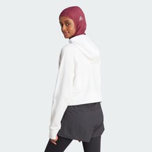 adidas W Gg Fz Hd Beyaz Kadın Eşofman Üstü