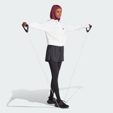 adidas W Gg Fz Hd Beyaz Kadın Eşofman Üstü