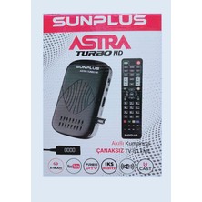 Sunplus Astra Turbo HD2023 Çanaklı-Çanaksız Wi-Fi Dahil Full Hd Sınırsız Sinema Paketli Uydu Alıcısı