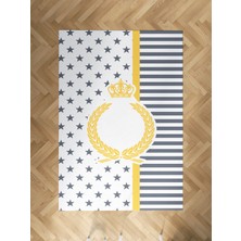 Mekta Home Bebek ve Çocuk Odası Taç Çelenk Yıldızlı Halı