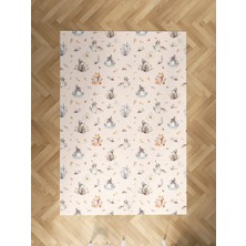 Mekta Home Bebek ve Çocuk Odası Hayvanlar Alemi Desenli Halı