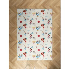 Mekta Home Bebek ve Çocuk Odası Renki Sirk Desenli Halı