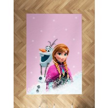 Mekta Home Bebek ve Çocuk Odası Karlar Ülkesi Anna Desenli Halı