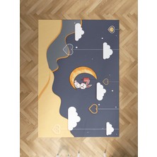 Mekta Home Bebek ve Çocuk Odası Ayda Oturan Tavşan Desenli Halı
