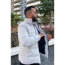 The Jojo Design Astarlı Elyaf Dolum Şişme Şık Erkek Kışlık Mont