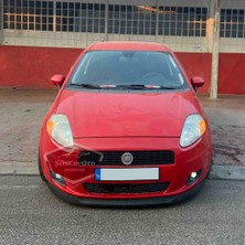 ŞüsCarOto Aksesuar Fiat Punto 2006-2018 Uyumlu Üniversal Astra H Lip Esnek Ön Lip 2 Parça Tampon Altı Dil Karlık Ön Ek